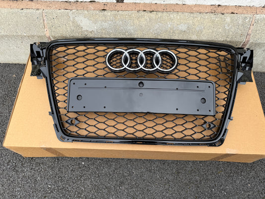 Audi A3 S3 8V RS3 Style Honeycomb Grill | Black Edition | 2013 - 2016